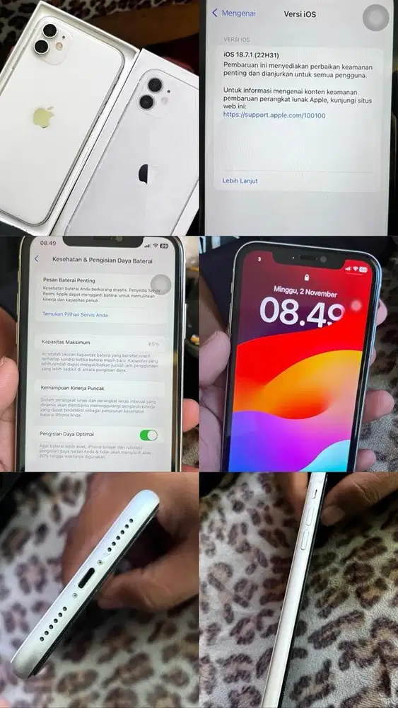 ip 11 white 64gb beacukai