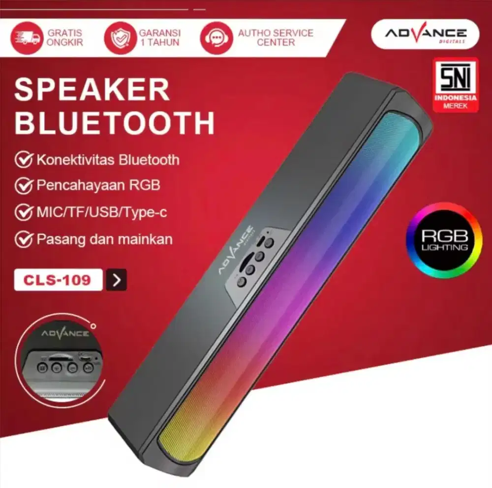 Speaker Soundbar & Bluetooth Advance CLS-109