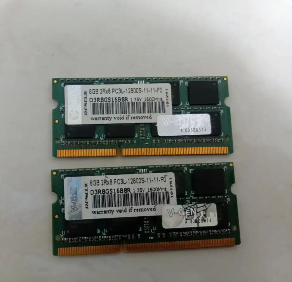 V-Gen Sodimm ddr3L 16GB(2x8) dual kit (Lifetime Warranty)