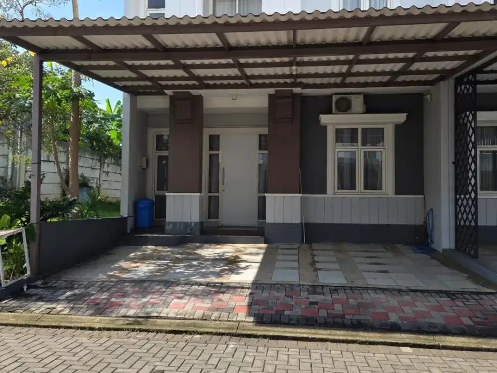 Rumah Cluster Visana 2 lantai Asri Nyaman Lingkungan Tenang Semi Furnished