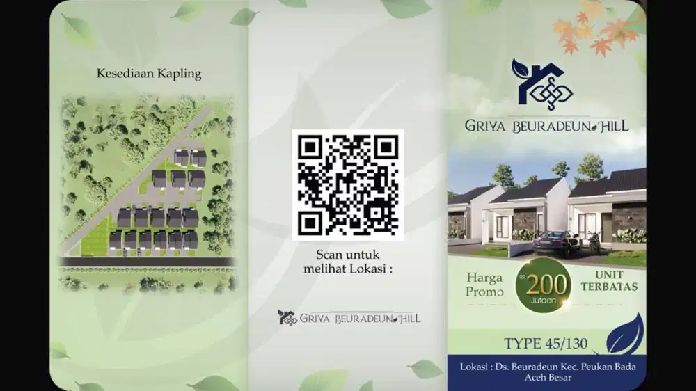 Rumah murah dikawasan Calon Ibu Kota Daerah Otonomi Baru