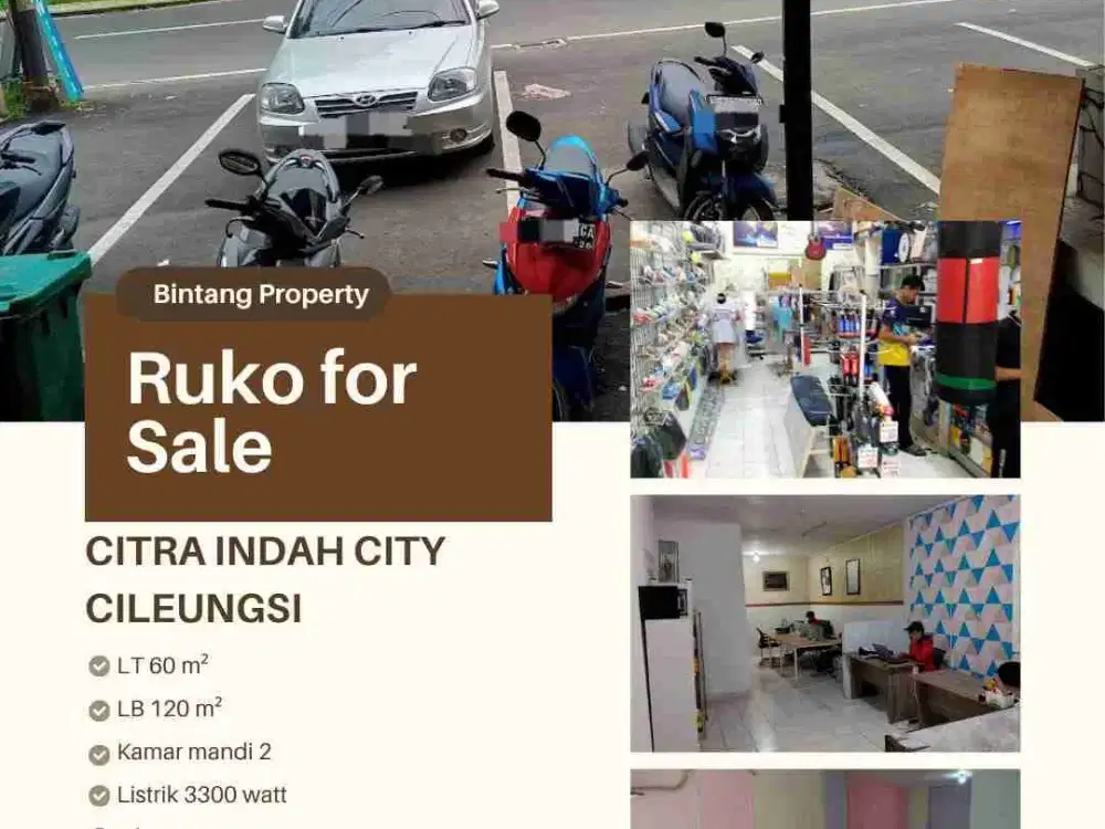 Ruko 2 lantai di Citra Indah City