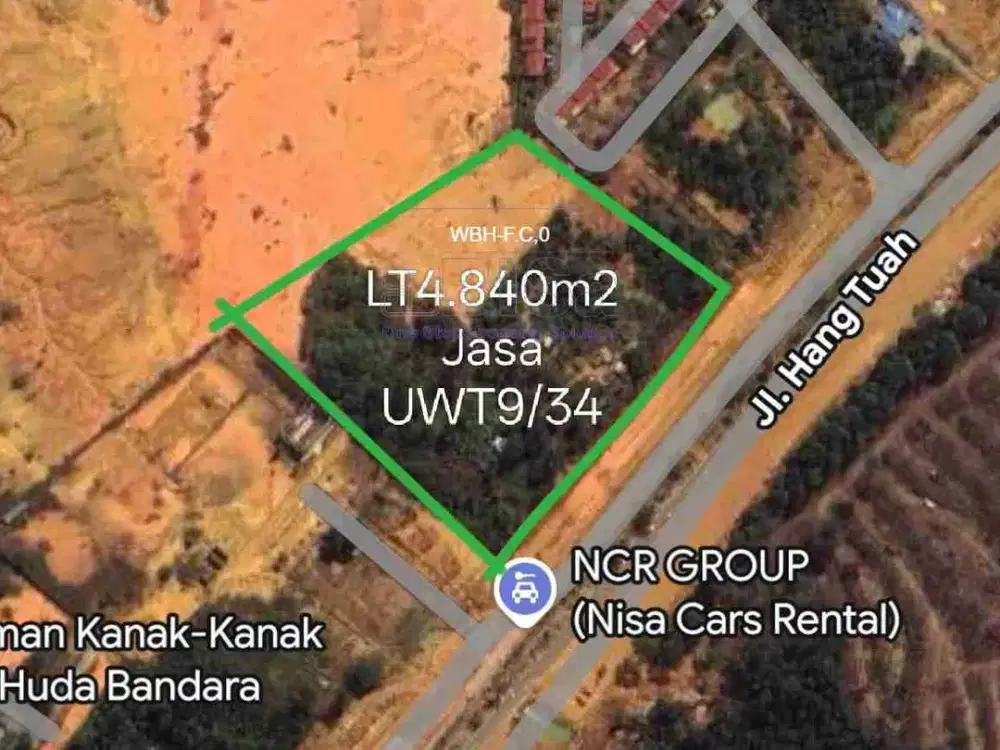 Jual Lahan Jasa Pinggir Jalan Batam Bandara di Batu Besar