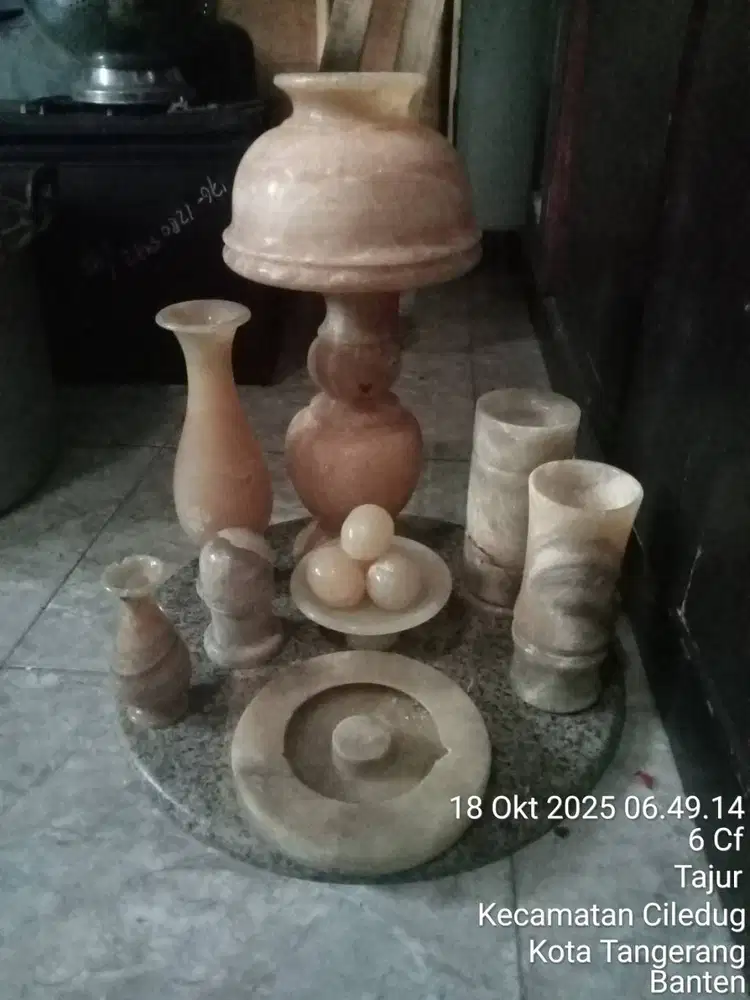 Hiasan rumah dari marmer