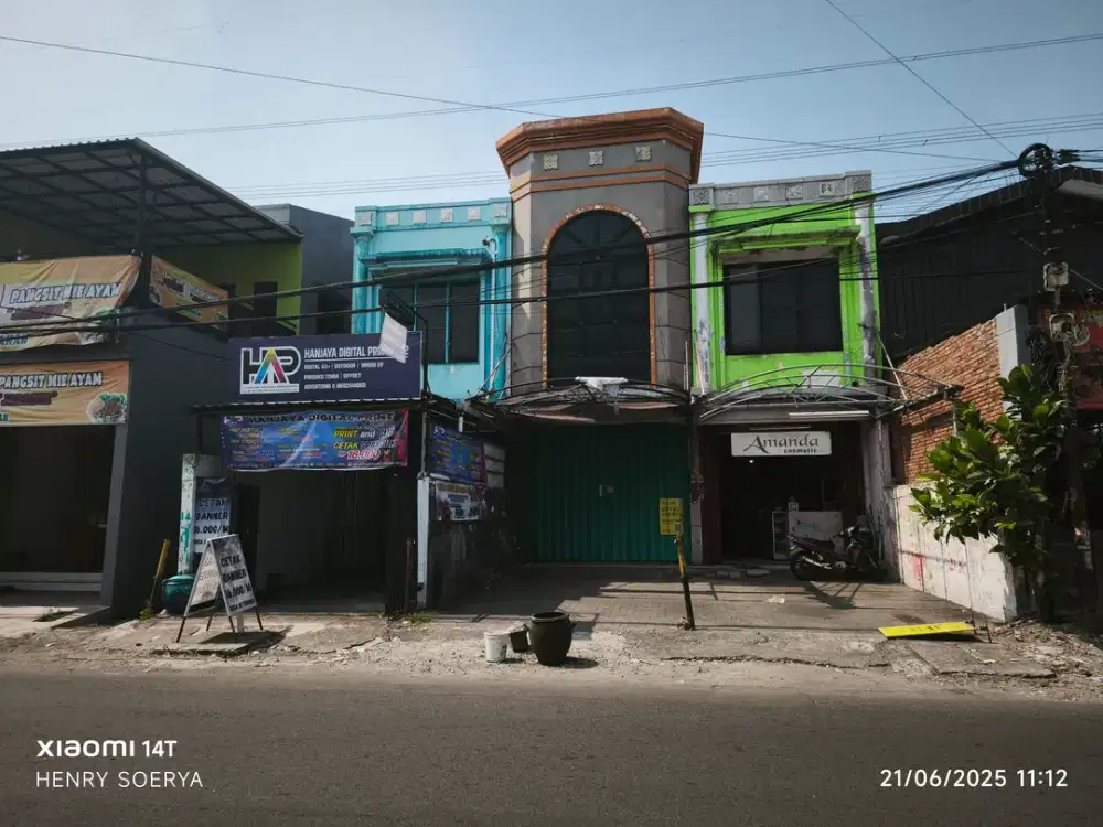 407. Dijual Cepat Ruko Raya Kutisari Utara Tenggillis Mejoyo Surabaya