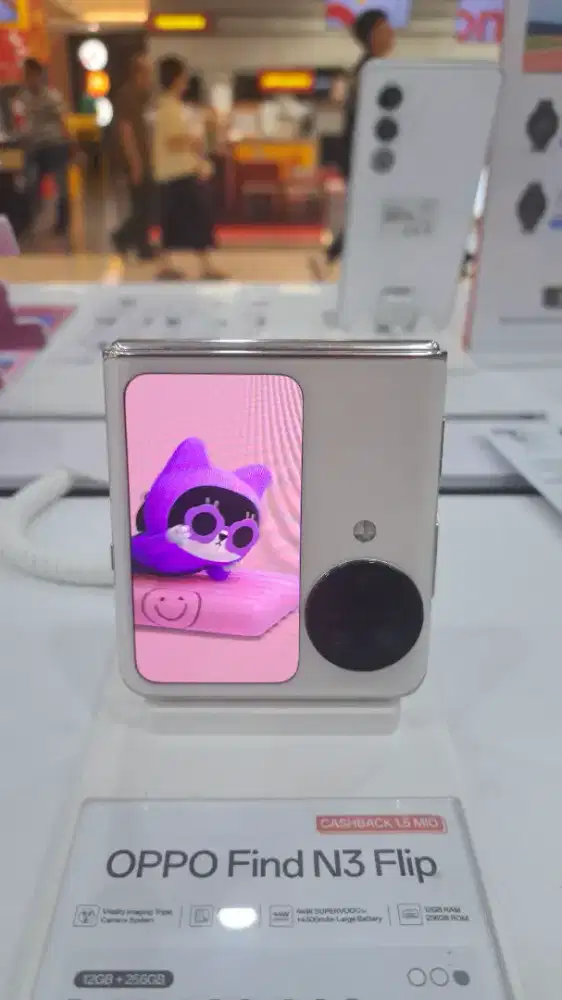 CICILAN OPPO FINE N3 FLIP PROMO BUNGA 0%