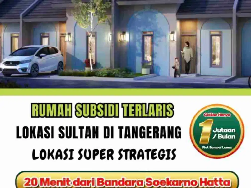 Rumah subsidi dikawasan cluster