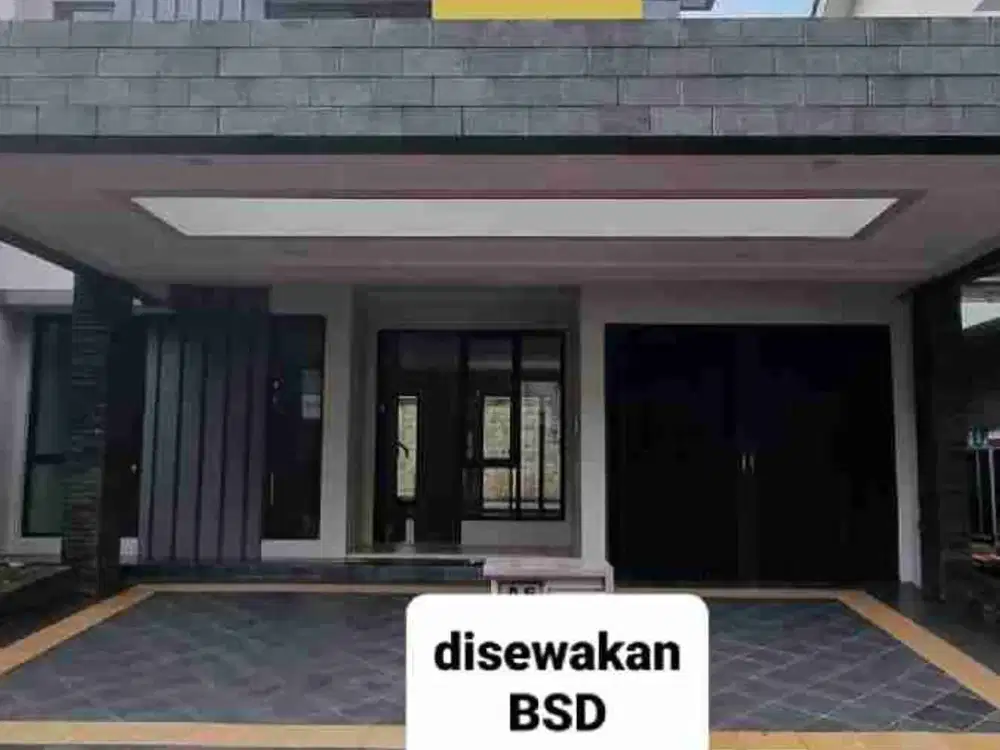 Disewakan Rumah Cluster Allevare, BSD City