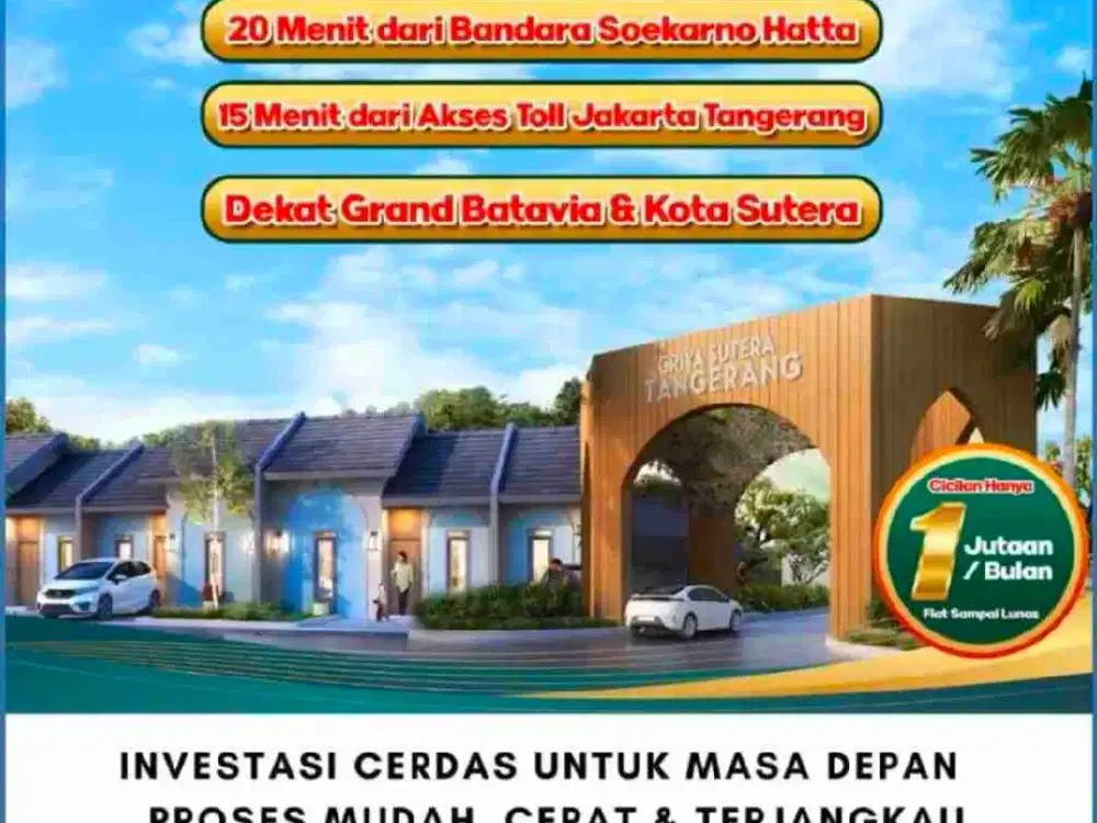 Rumah subsidi murah di kelilingi perumahan cluster