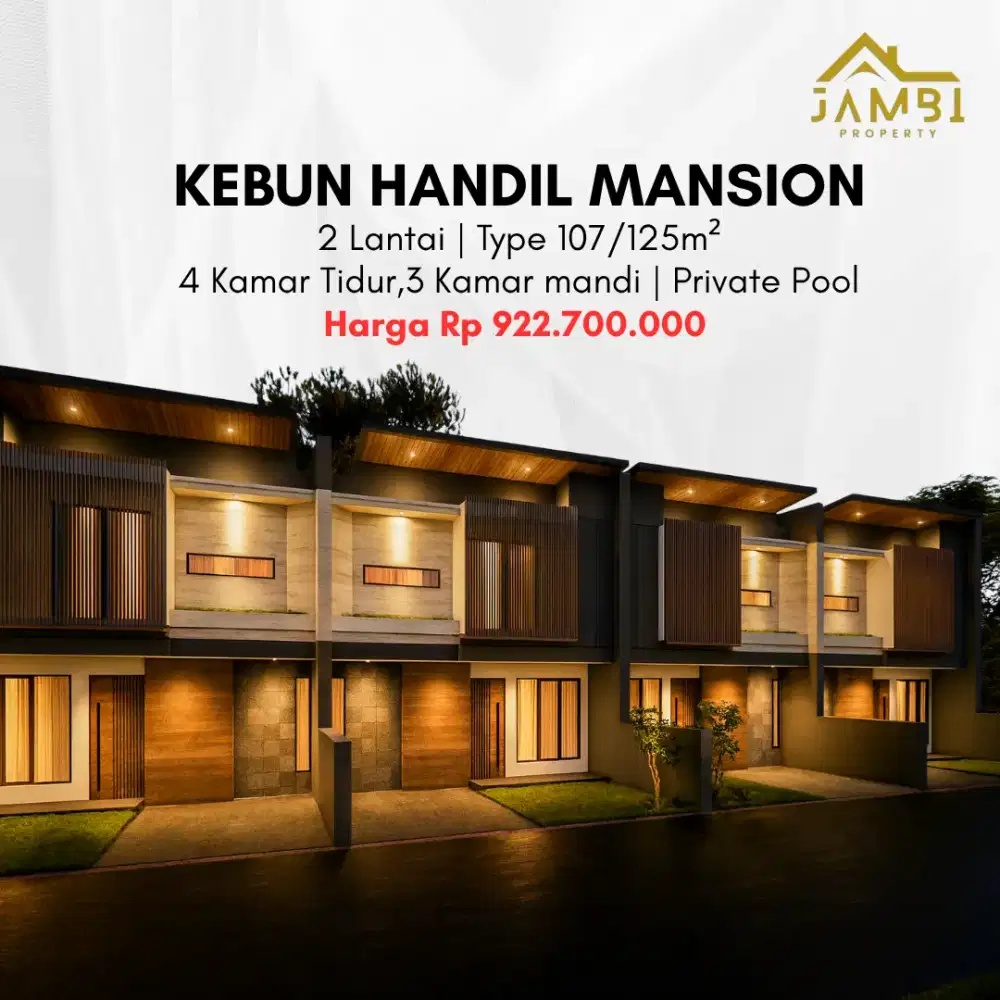 Di Jual Rumah 2 Lantai di Jambi