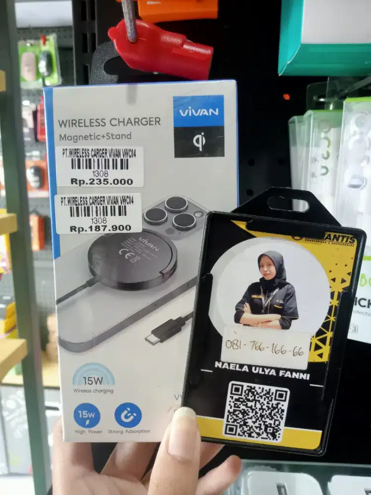 WIRELESS CARGER VIVAN VWC04| ATLANTIS DAHSYAT