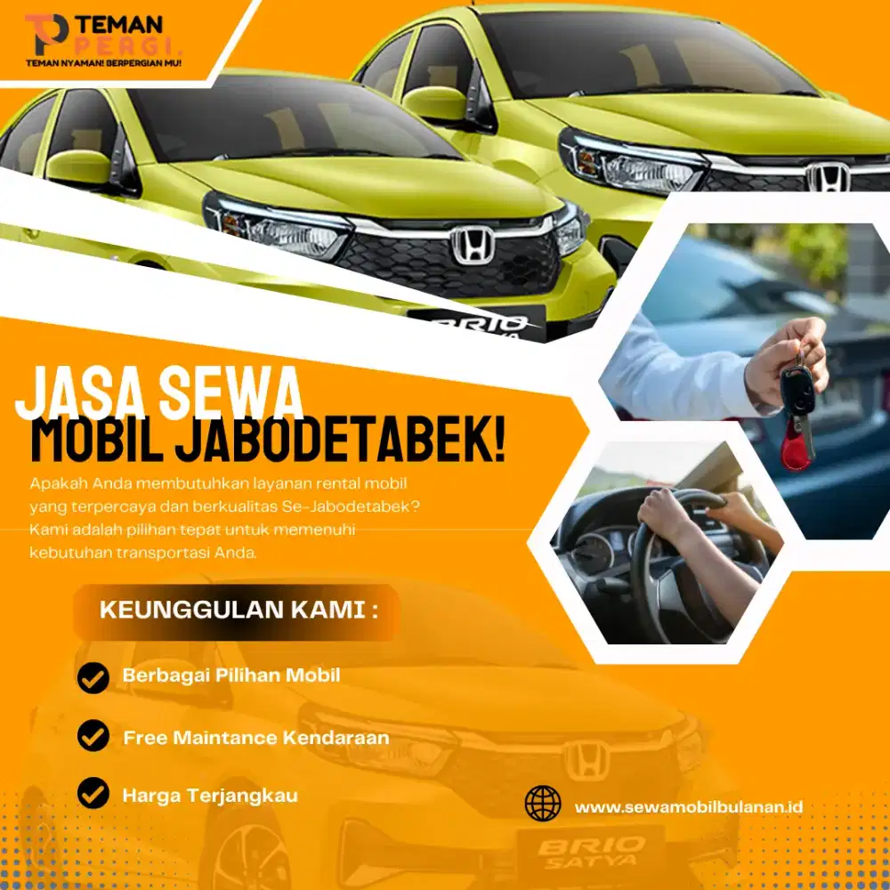 BUTUH MOBIL CEPAT, PROSES MUDAH SEWA MOBIL BULANAN SOLUSINYA!!