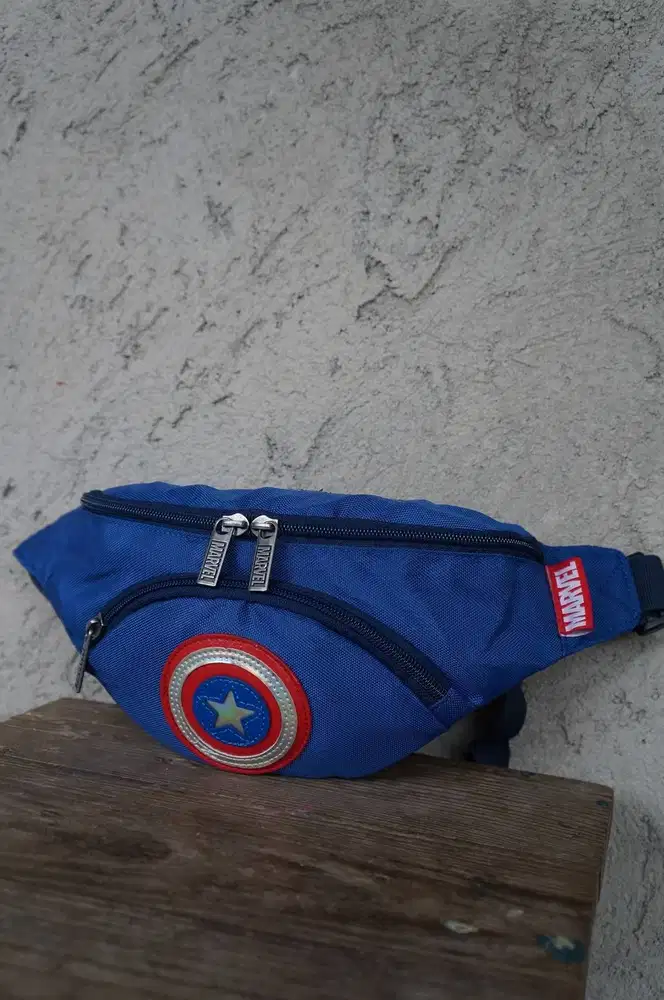 WB Anak Avengers | Waistbag Anak Marvel |Slingbag Anak Captain America