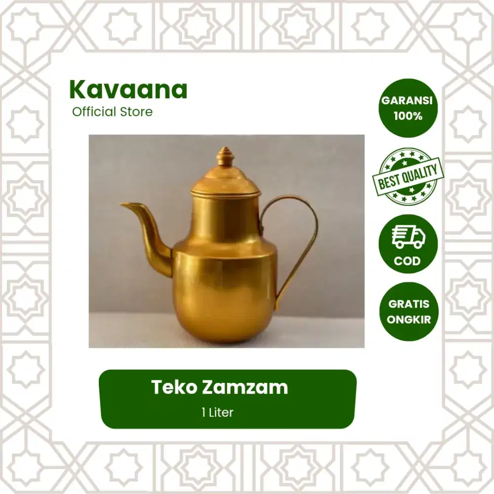 Teko Zam - Zam 1 L | Teko Arab Khas Haji Umroh