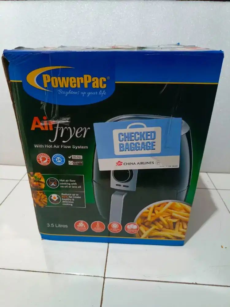 Air Fryer Merk PowerPac 3,5L