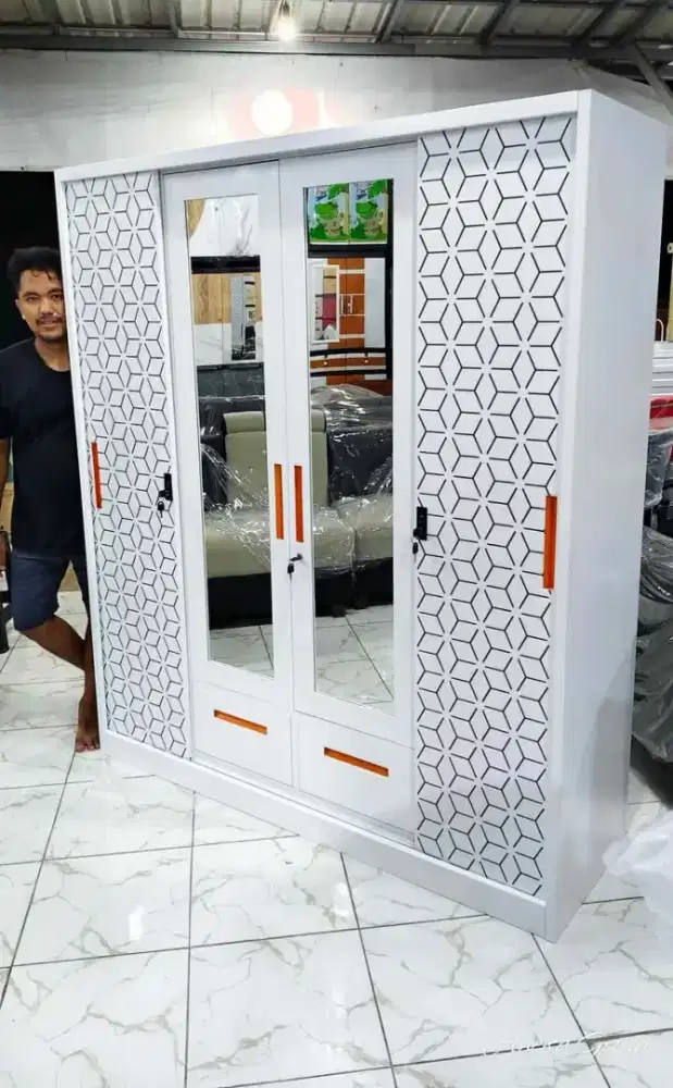 perlengkapan kantor lemari minimalis plat besi anti jamur anti air