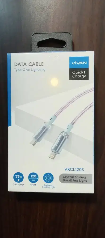 Vivan VXCL120S Kabel Data Charger With Smart Digital Display QC