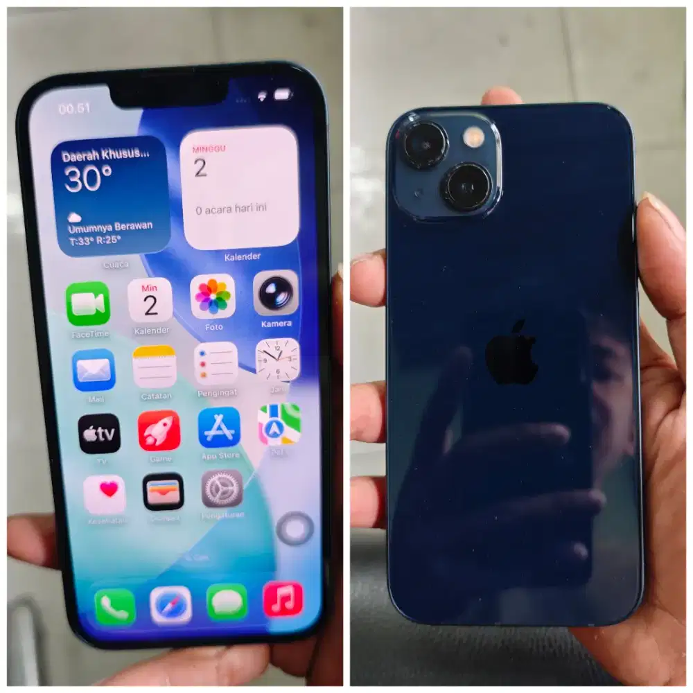 IPHONE 13 128gb wifi only mulus gres blm pernah bongkar