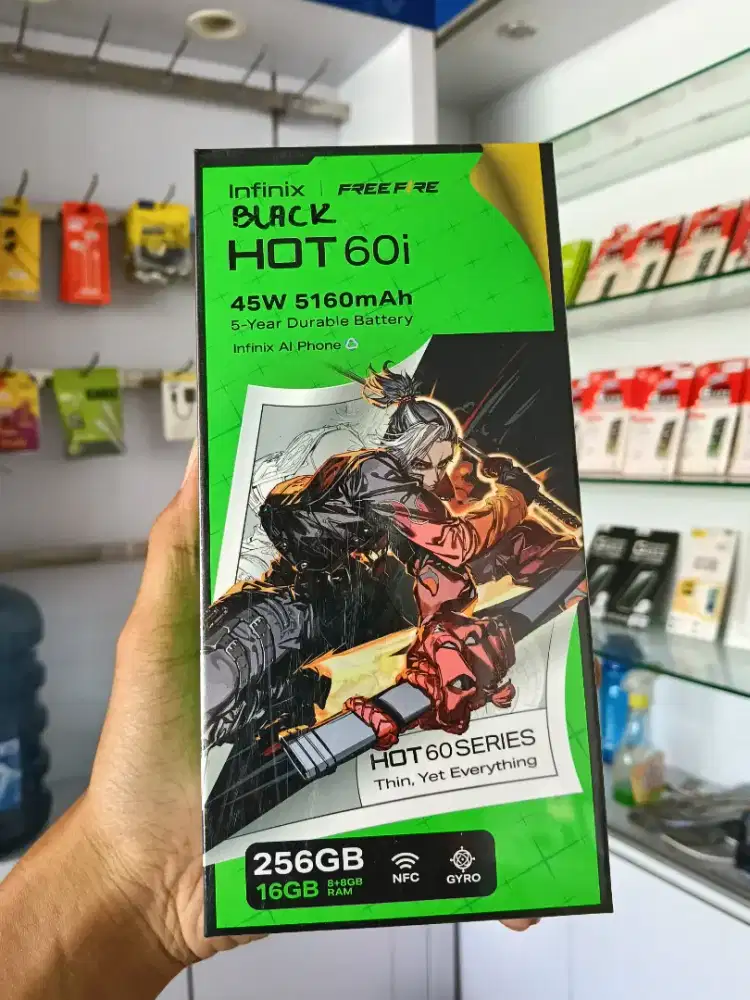 Infinix hot 60i ram 8/256GB