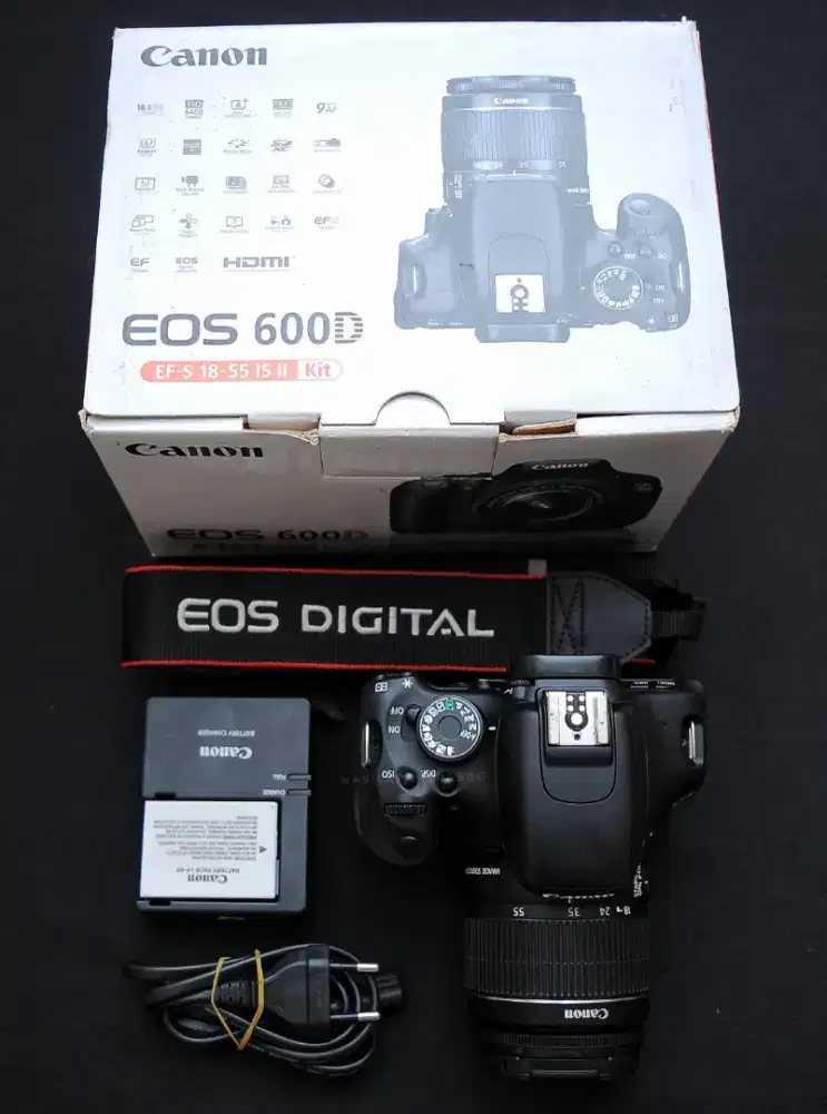 CANON 600D KIT 18-55MM IS II
