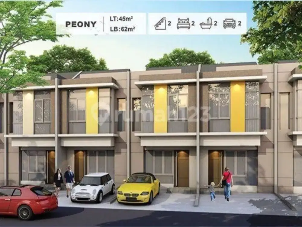 Dijual Rumah Cluster Hawaii Paradise 4,5x10 Pik2