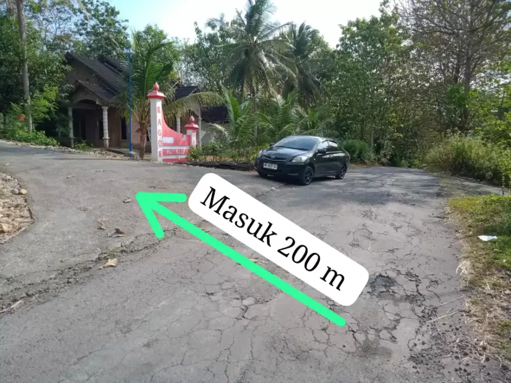 Tanah strategis di Jogja barat Sentolo kulonprogo punya sdri