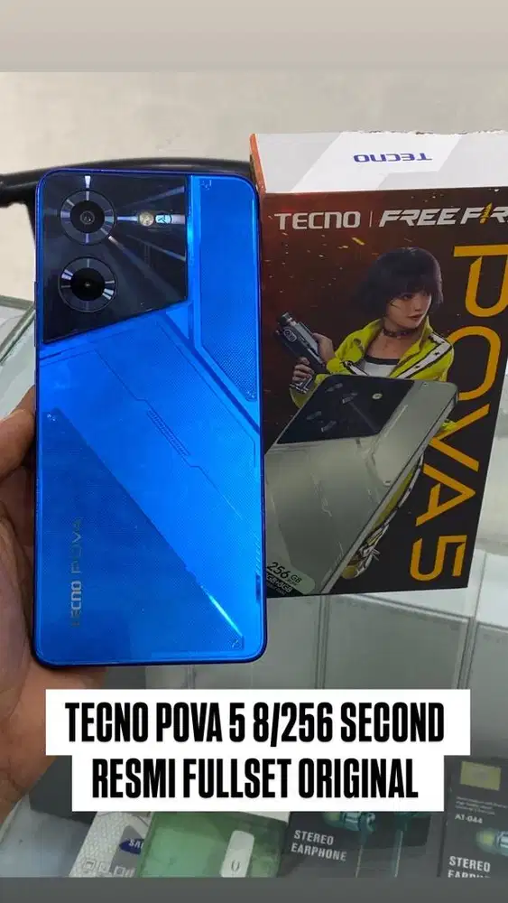 TECNO POVA 5 16/256 SECOND RESMI FULLSET ORIGINAL