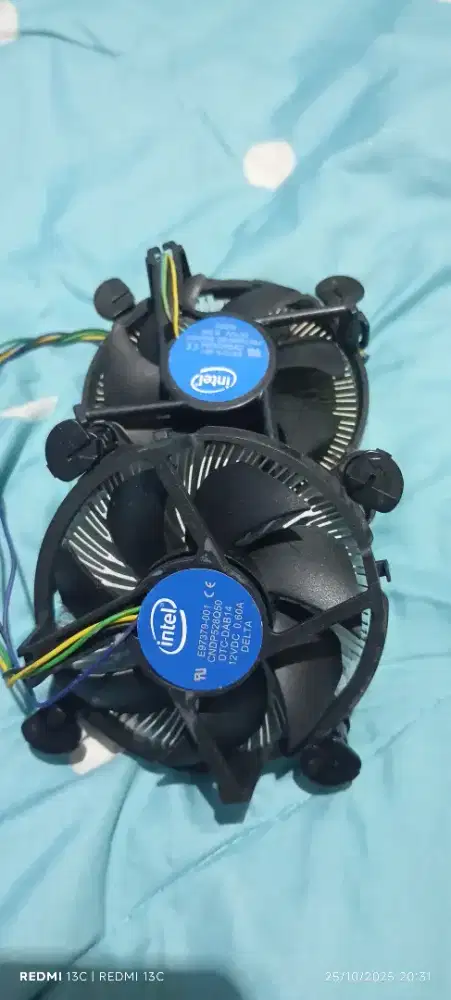 Dijual kipas fan Intel cpu komputer normal siap pakai