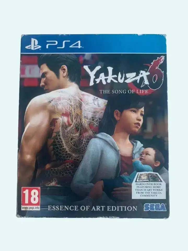 BD KASET YAKUZA 6 THE SONG OF LIFE ARTBOOK PS4 GAME