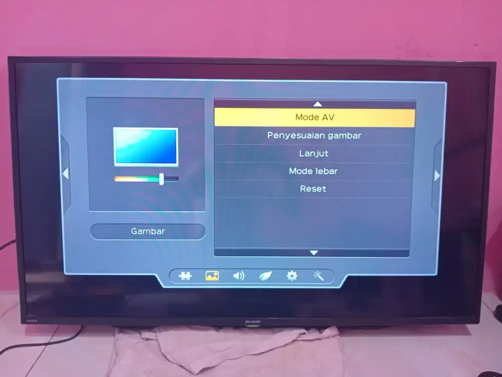 Tv led sharp 42 inch analog tv harga net