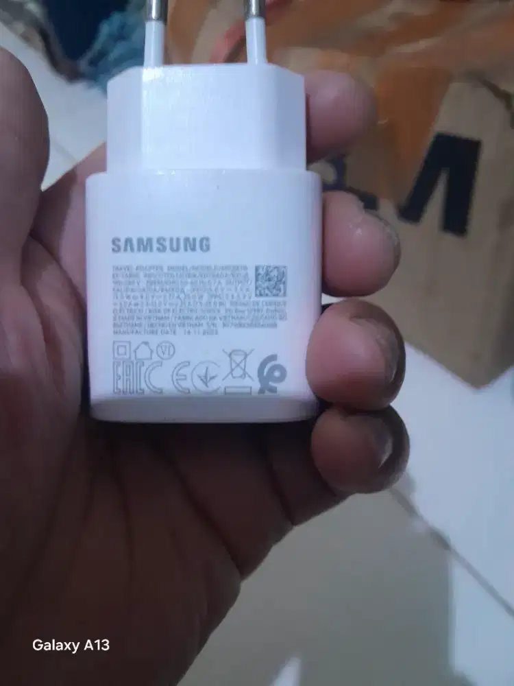 Kepala charger samsung 25watt original super fast charging