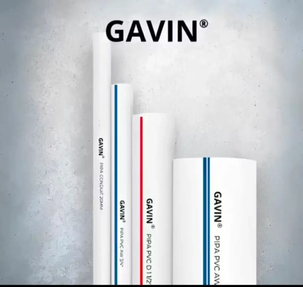 Pipa pvc merk gavin