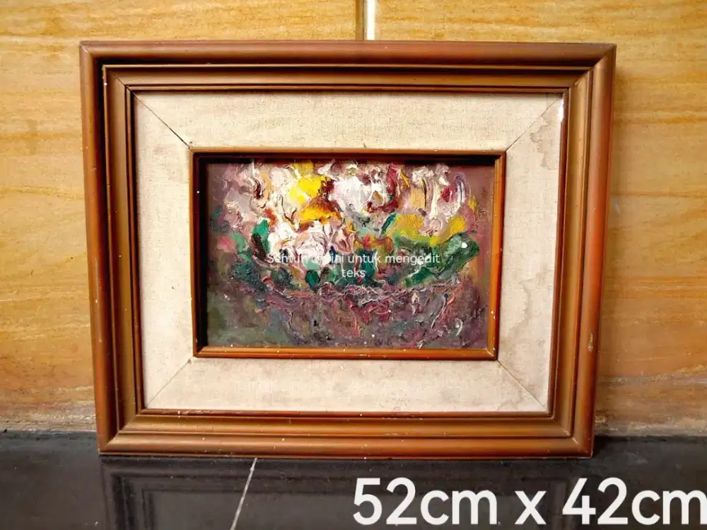 MURAH lukisan antik vintage bisa Tt barang apa saja