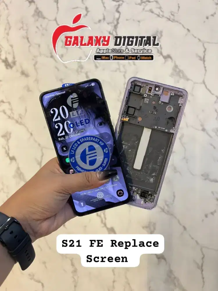 Lcd HP samsung S21 FE OLED