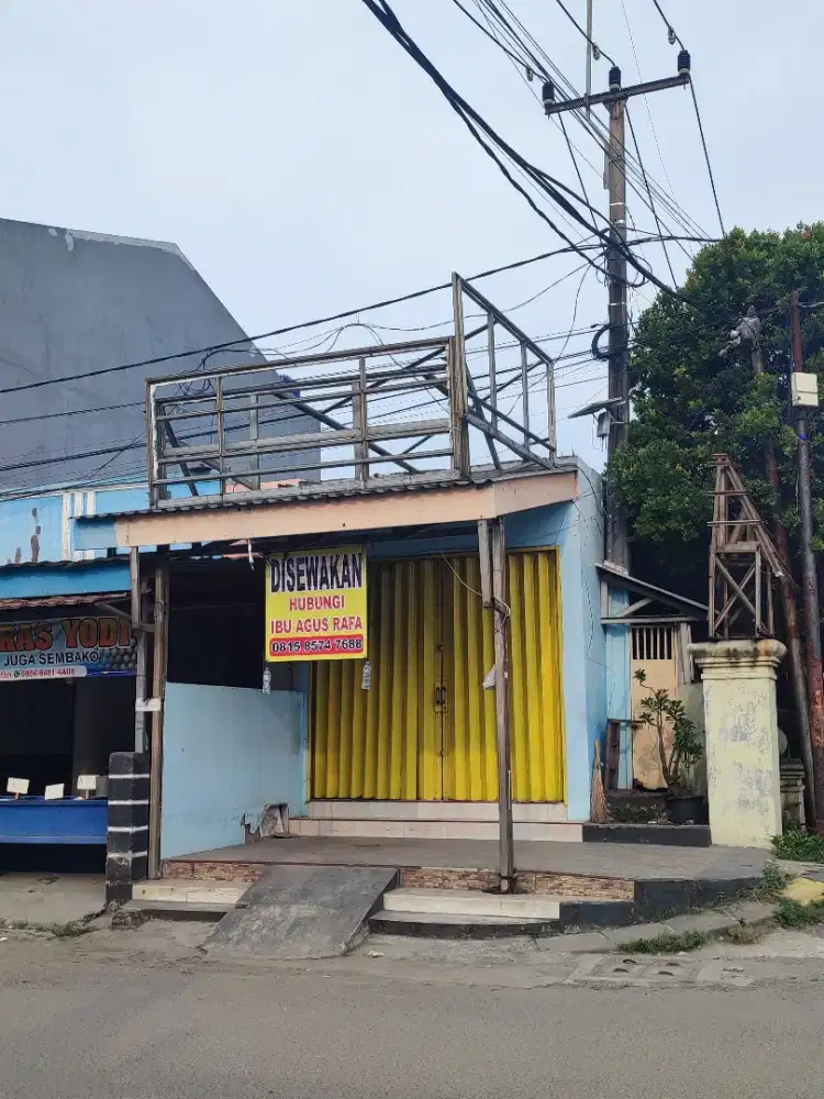 DISEWAKAN RUKO STRATEGIS TAMAN PURI CENDANA TAMBUN SELATAN BEKASI