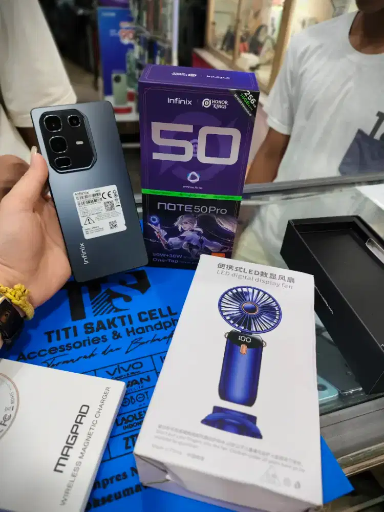 Infinix note 50 pro 8/256 free kipas promo garansi 1 tahun new