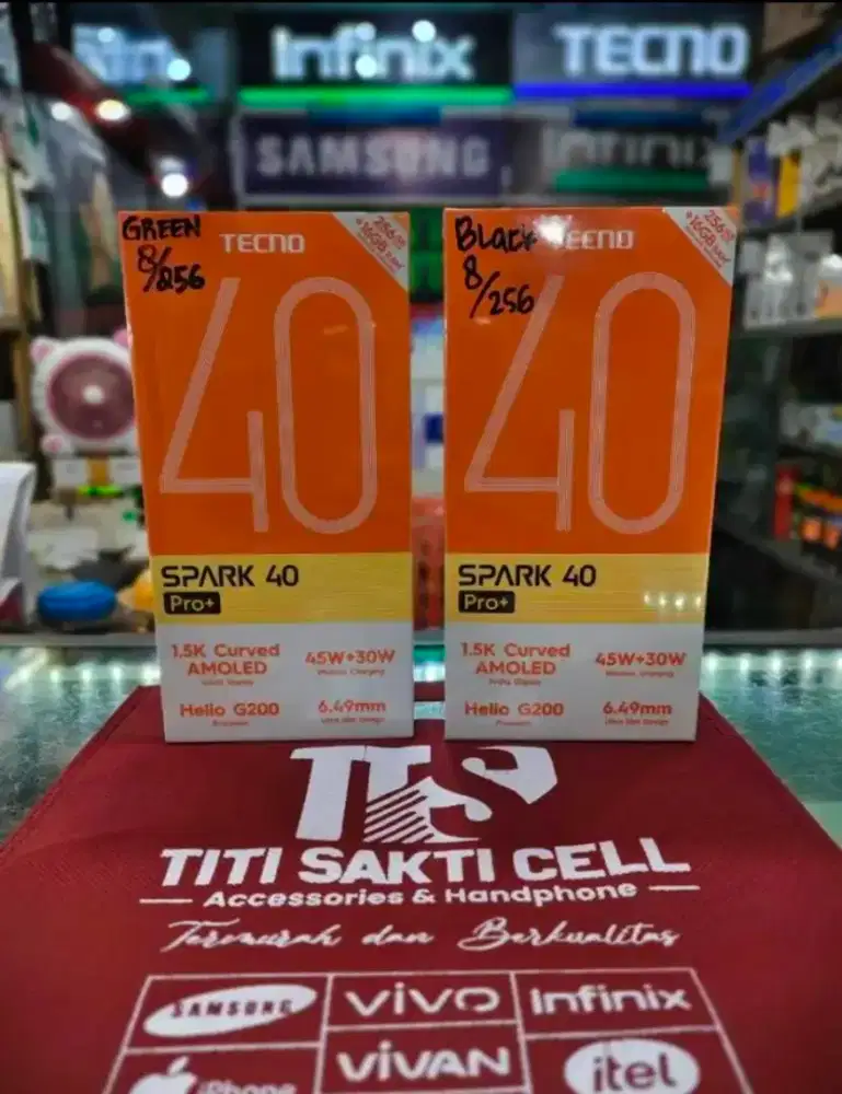 Tecno spark 40pro plus 8/256 new promo akhir tahun