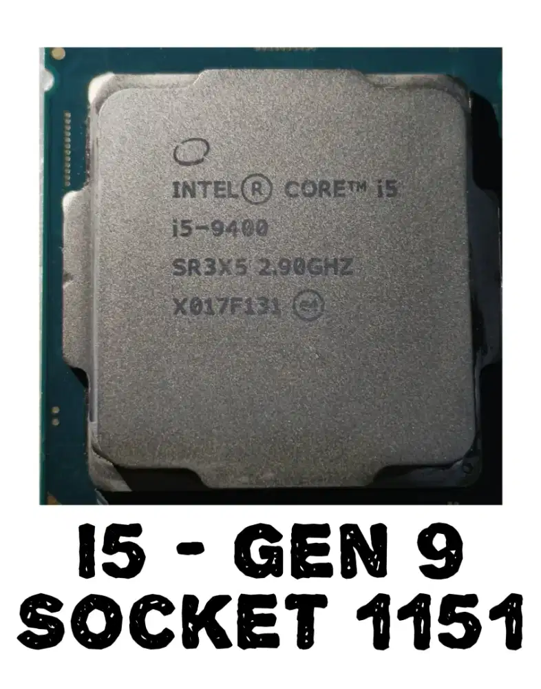 Processor Intel i5 Gen 9 Ori Socket LGA 1151