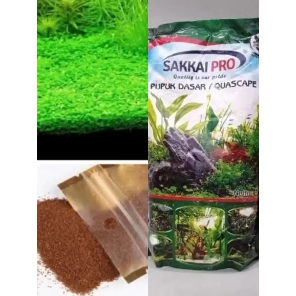 PUPUK DASAR AQUASCAPE “SAKKAI PRO” & BIBIT AQUASCAPE 2 PCS