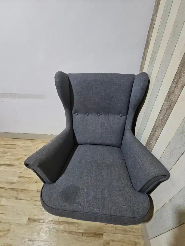 Sofa strandmon ikea abu abu
