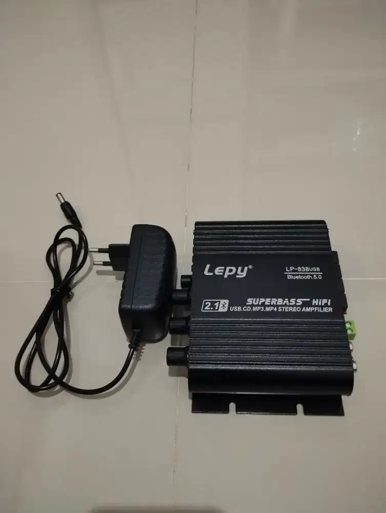Lepy Audio Amplifier Bluetooth USB HiFi Sound Booster - LP-838USB