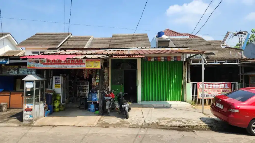 DIJUAL RUMAH DENGAN 2 KIOS SIAP DISEWAKAN/DIPAKAI HARGA MURAH