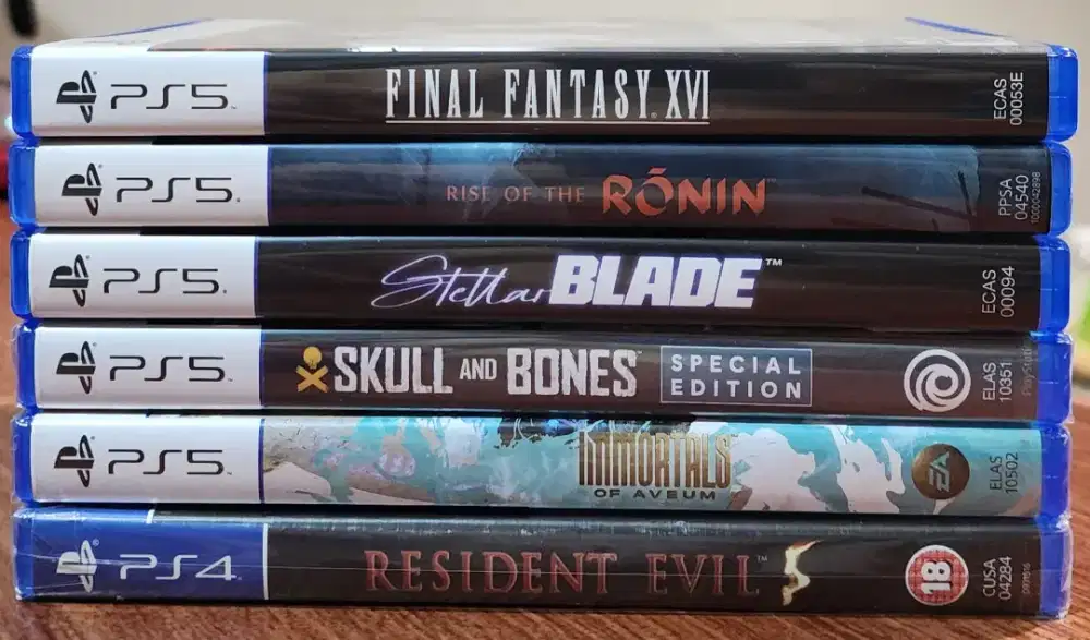 Kaset PS4/PS5 Baru & Bekas