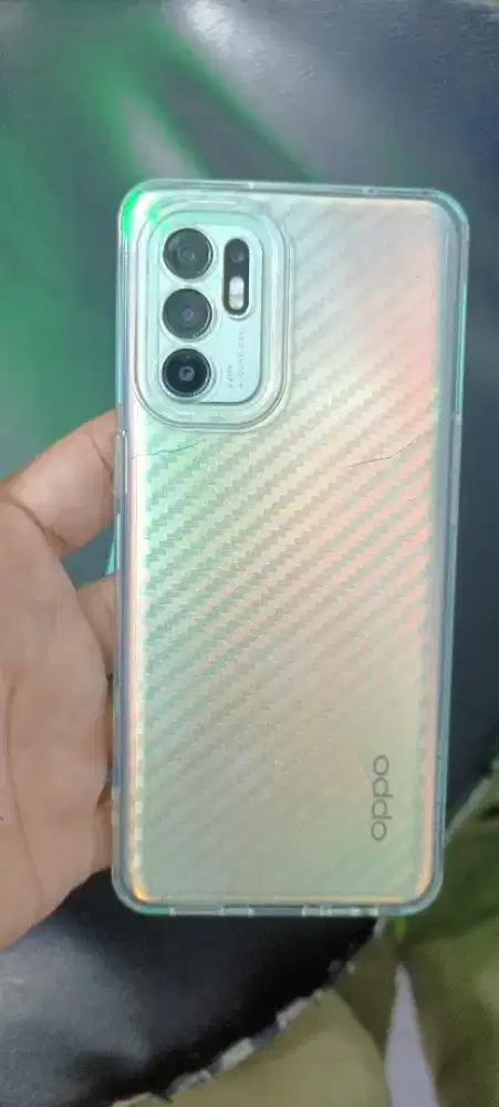 Oppo reno 6 NFC ram 8+5/128gb lengkap.