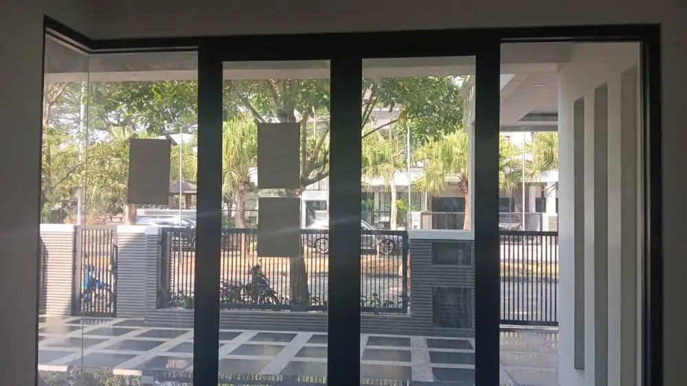 Pasang Borongan Plafon - Partisi Gypsum + Kusen Alumunium - Aluminium