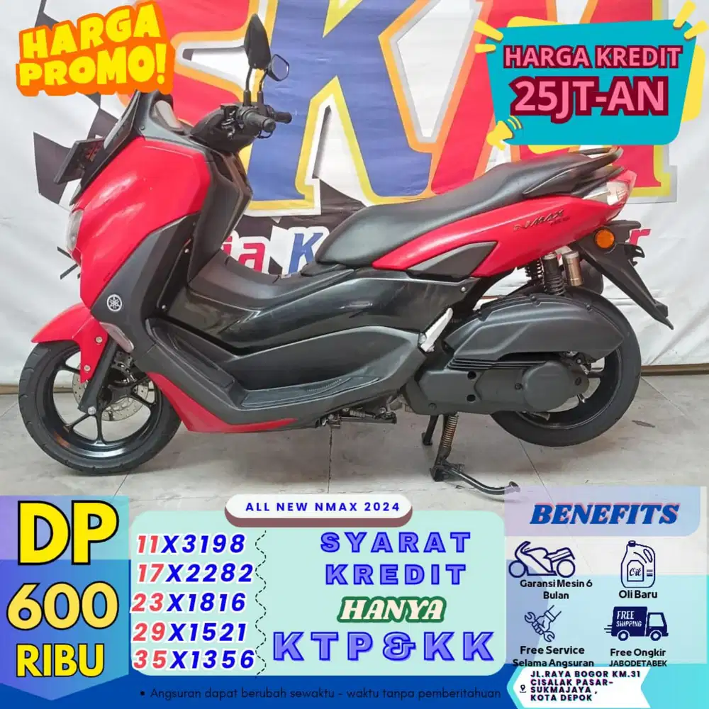 ( nmax tahun 2024 dp:600 cicilan 0%via blibli