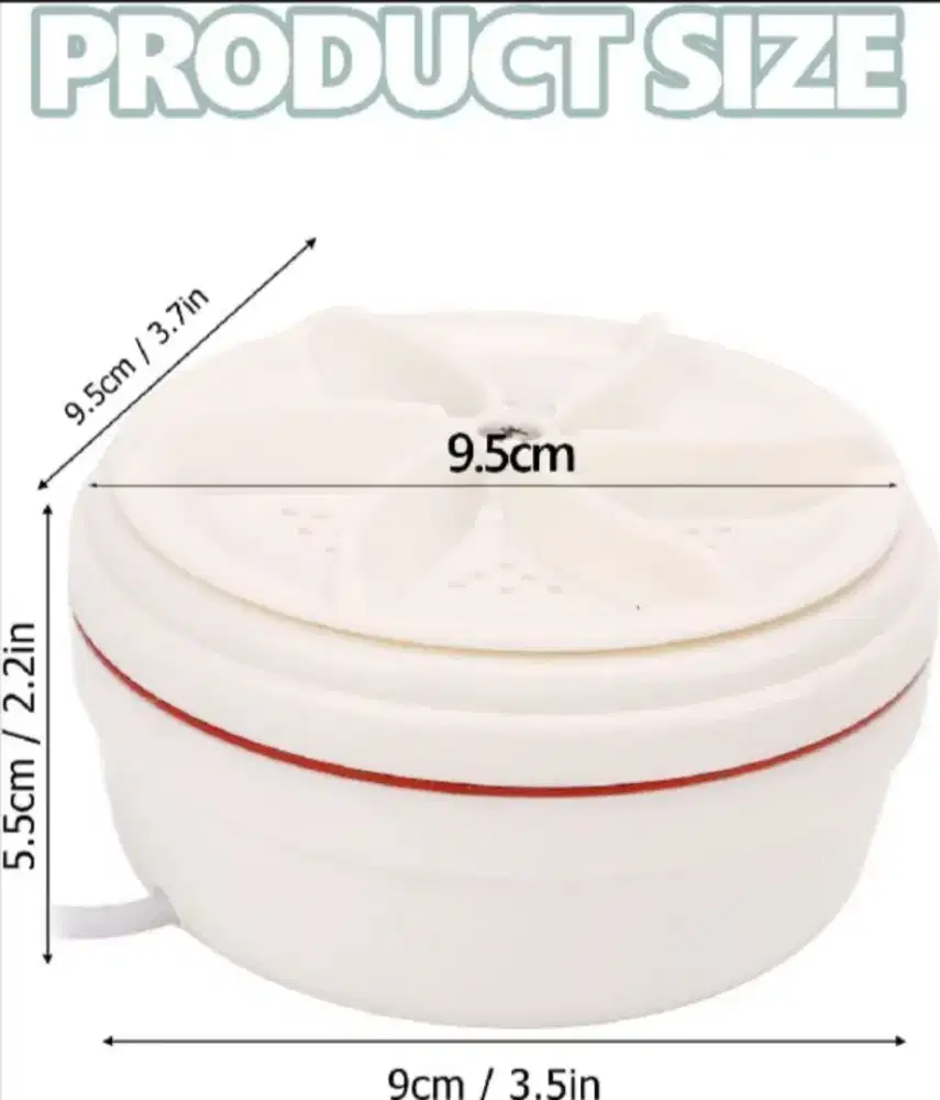 Mesin cuci mini Traveling 30 watt