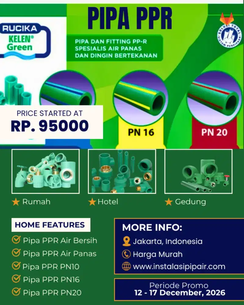 Jasa Pasang Pipa PPR Sukabumi