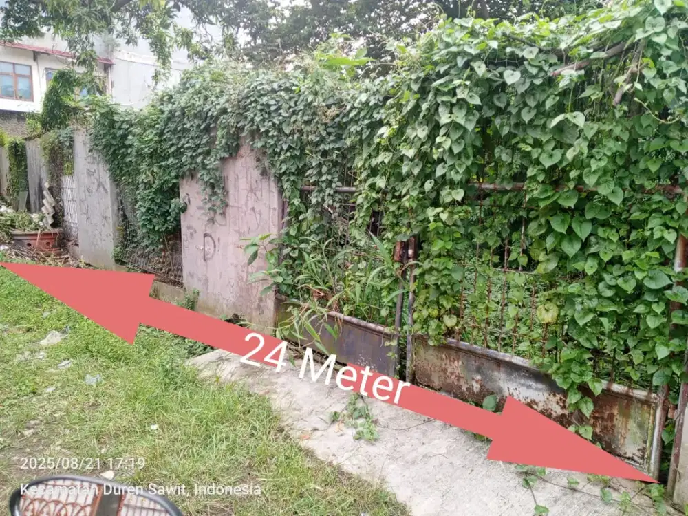 Tanah Kavling 343 Meter di Kav DKI Pondok Kelapa