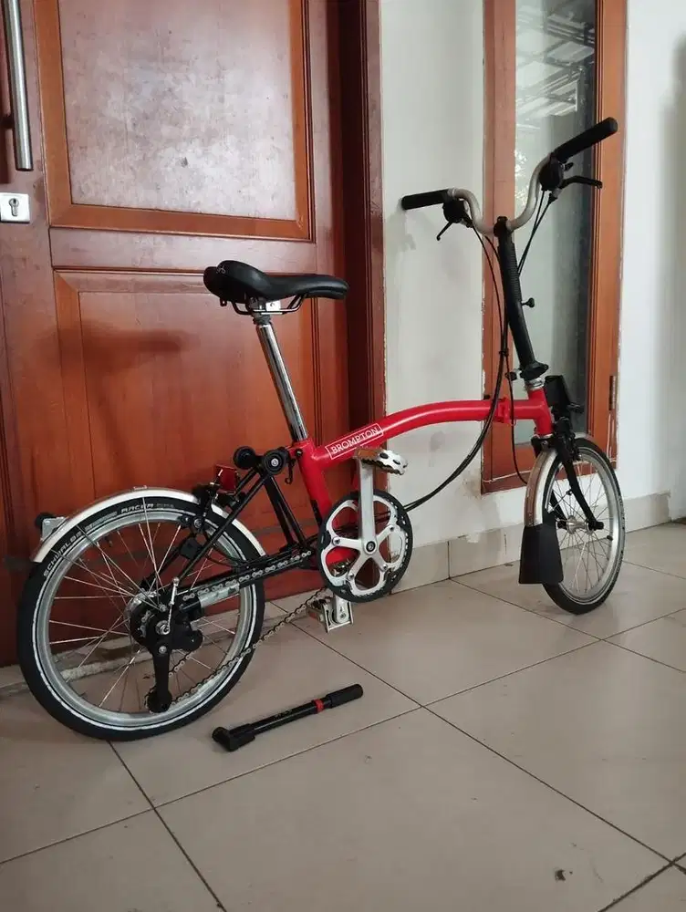 Brompton M6L Red black
